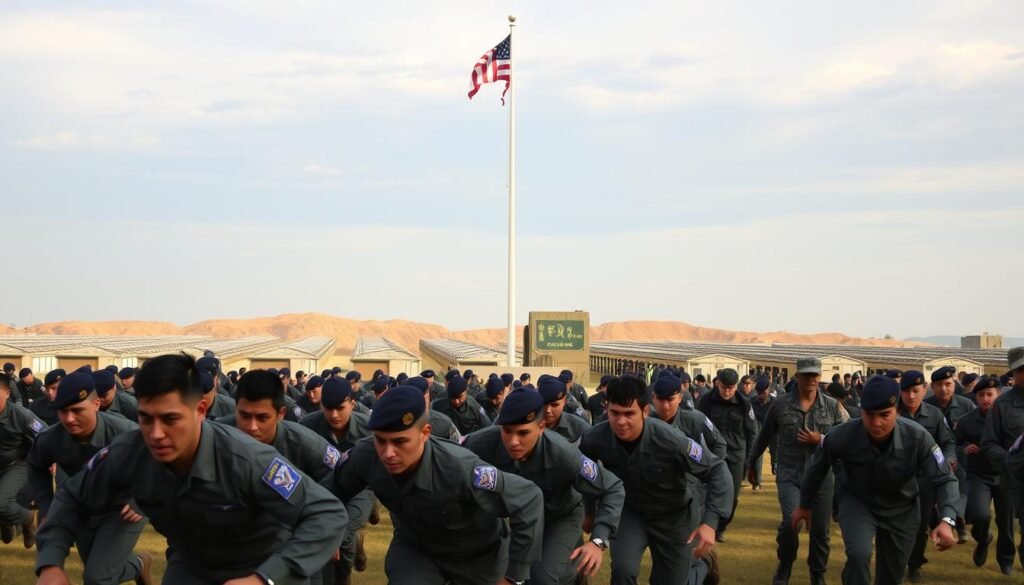 daily life air force basic training