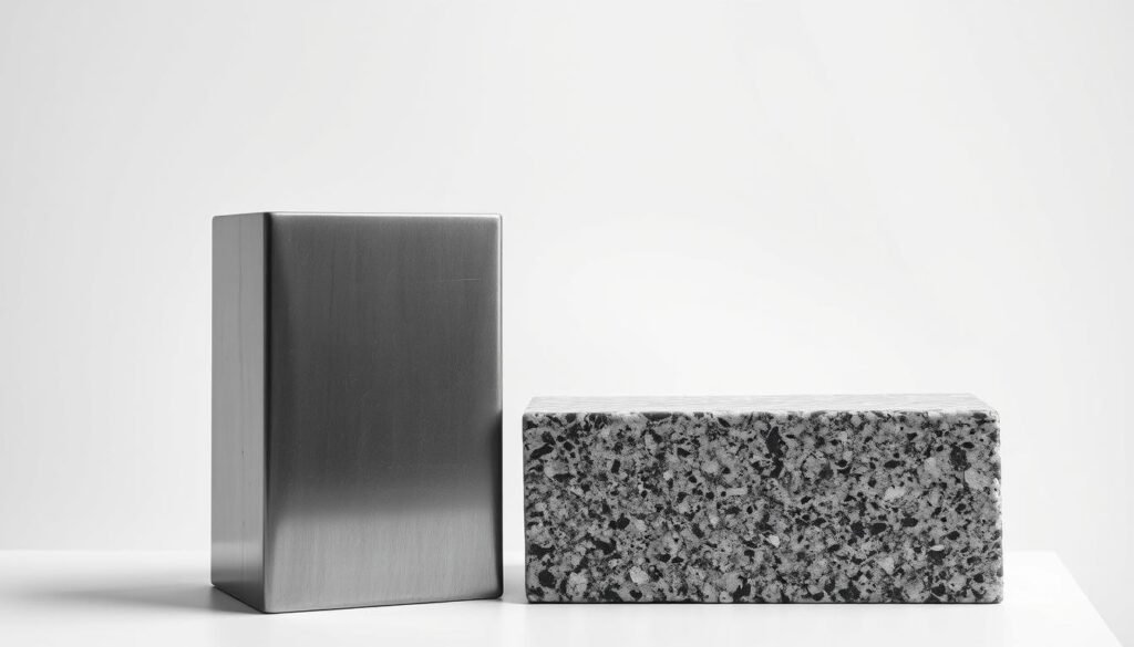 granite steel hardness comparison